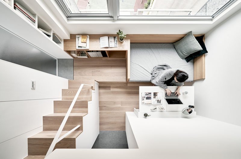 بازسازی آپارتمان کوچک برای استفاده بهینه از فضا